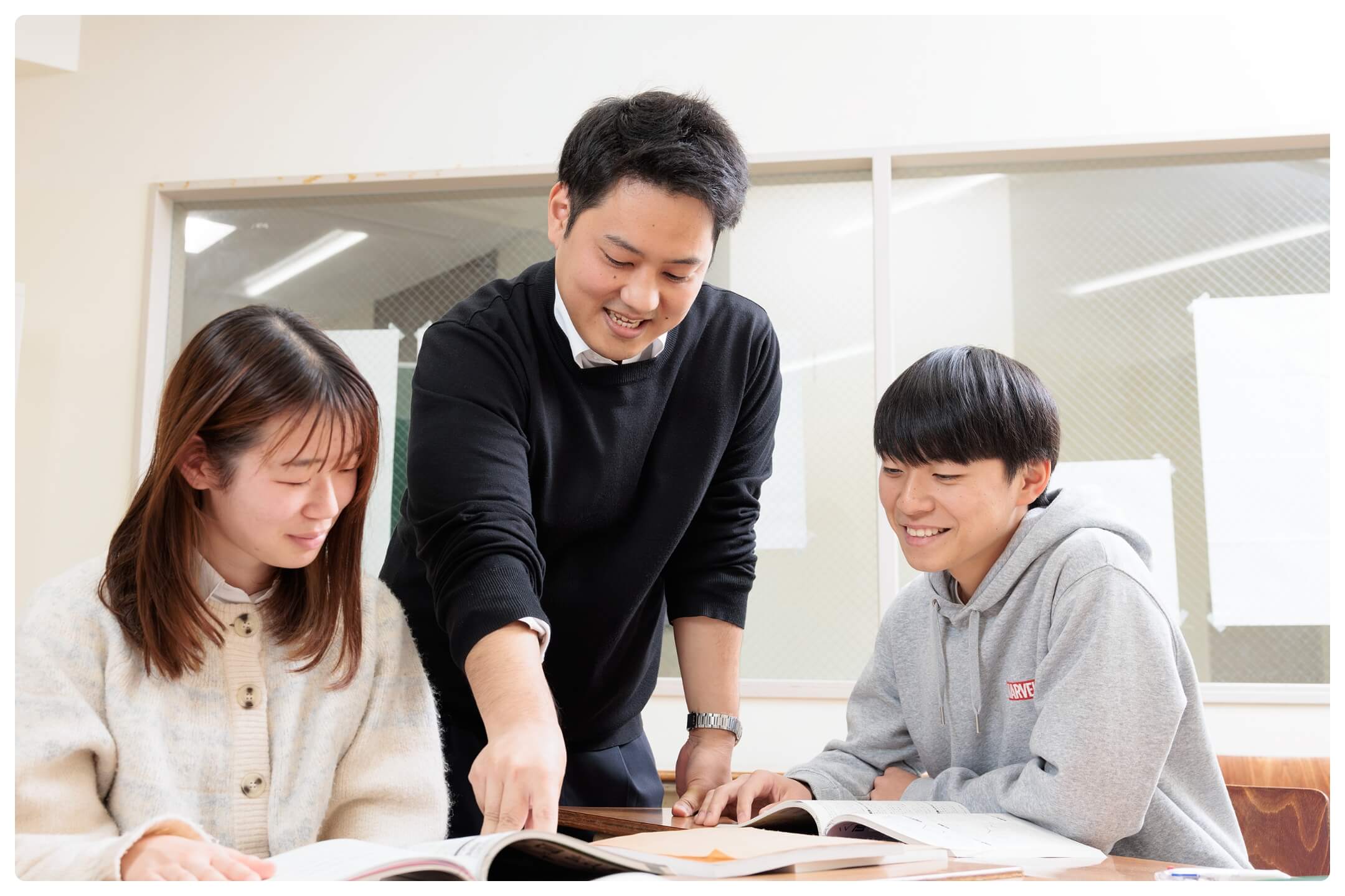 話しやすい&親しみやすい先生
