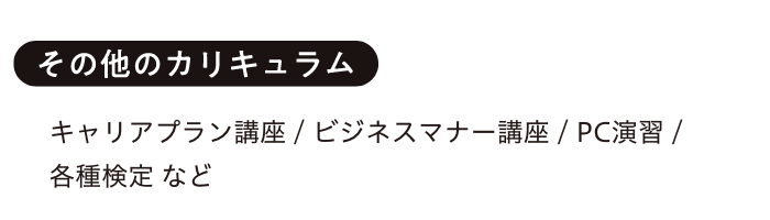 その他のカリキュラム
