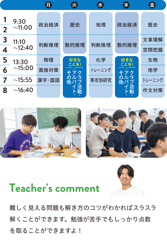 時間割
