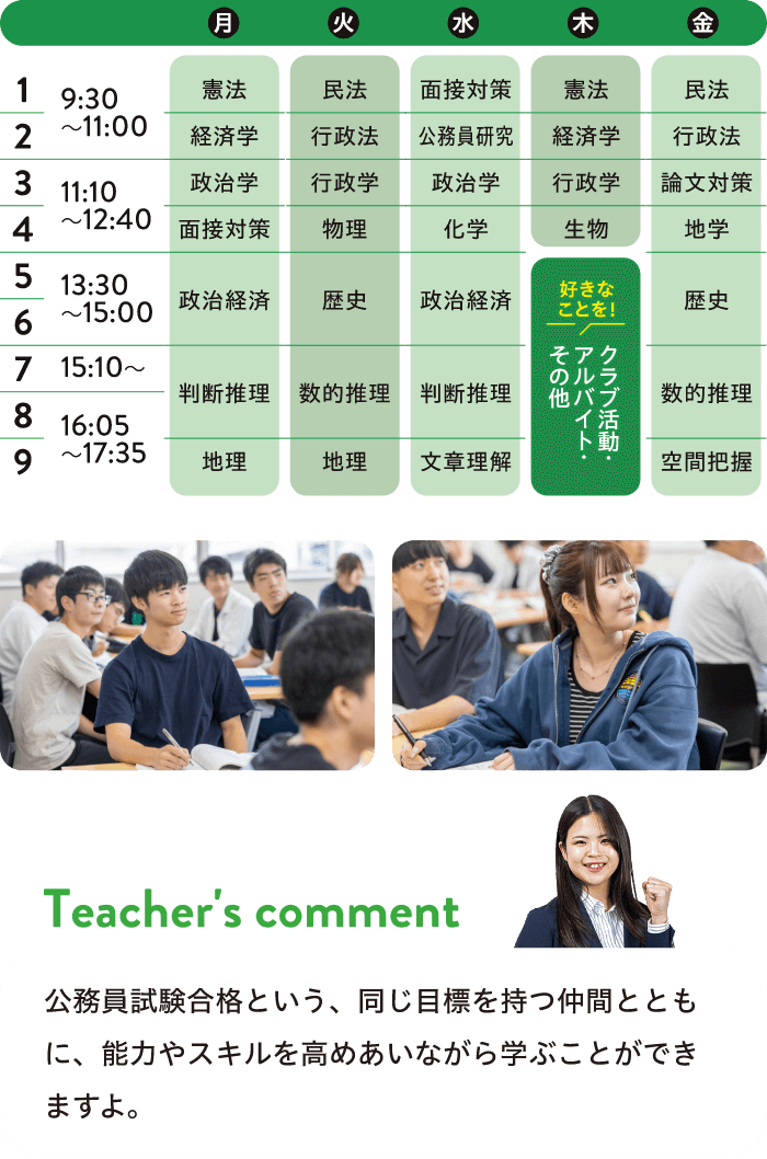 時間割
